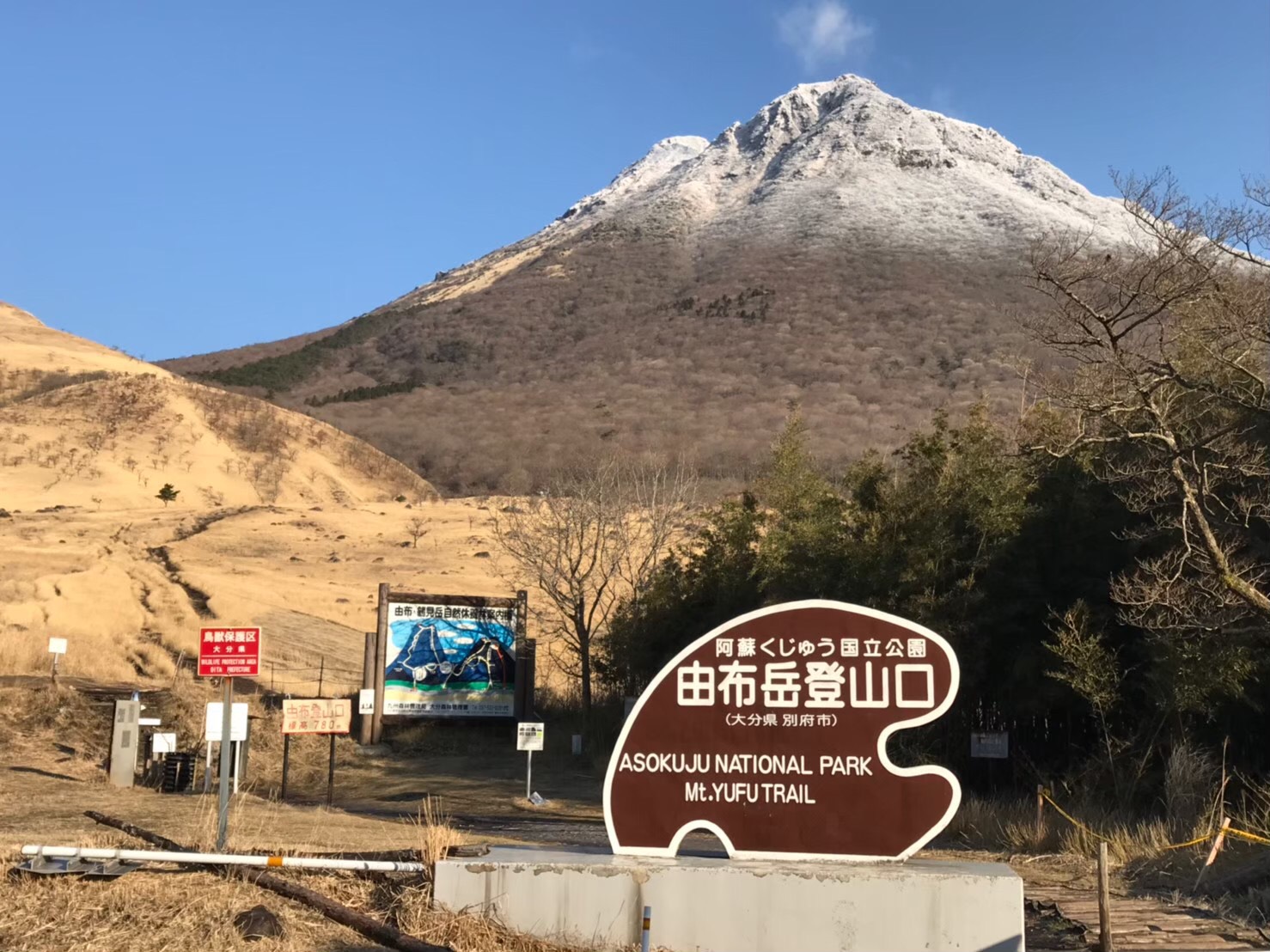 由布岳の山行